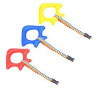 DECHOUS Corde Corde de Marche Légère en Sangle Pp de Marche à Poignée Ronde pour Garçon et Filles pour Garder Tout-petits en Sécurité 3 Pièces en Couleur Aléatoire Lors des Activités