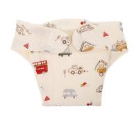 DECHOUS Couches-culottes Réutilisables en Coton Lavable pour Bébé Unisexe, Ajustables, Absorbantes, Respirantes, Confortables, pour -nés et Sorties, Lot