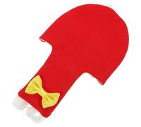 DECHOUS Couches pour Oiseaux Perroquets en Tissu Coton Rouge Nœud Décoratif, Protection Ajustable pour Perruches et Petits Oiseaux, Confortable et Ne Gêne Pas Le Vol