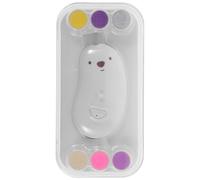DECHOUS Coupe- pour Soin des pour Bébé Électrique avec 6 Têtes de Ponçage, Lampe LED, Design Pratique en Plastique, Set Manucure Électrique Multifonction