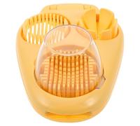DECHOUS Coupe-œufs Multifonctionnel Polyvalent en Acier Inoxydable et Abs, Usage Rapide Main, pour Sandwichs et Déjeuners D'enfants, Ouverture Large Sécurisée