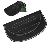 DECHOUS Couvercle de Soudure Arrière Noir en Tissu, Compatible Plupart des Casques de Soudage, Accessoire Essentiel pour Atelier de Professionnels Expérimentés