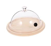 DECHOUS Couvercle En Forme De Cloche Pour Fumer Couvercle Alimentaire Transparent En Plastique Pour Présentation De Fumage De Gâteau Spécial