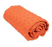 DECHOUS Couverture de Yoga Antidérapante Orange en Polyester et Nylon Particules Pvc, Facile à Transporter, Forme Plum Blossom pour Pilates et Fitness