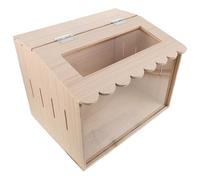 DECHOUS Couveuse pour Poussins Compacte 40X30X30 CM en Plastique Étanche Contrôle de Température Plaque Chauffante Intégrée Cage D’Élevage pour Poules Cailles et Canetons Incubateur à