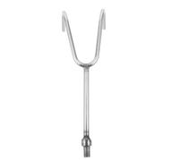 DECHOUS Crochet à Cuisse de Volaille en Acier Inoxydable Outil de Préhension à Deux Dents Attrapeur Polyvalent pour Poulets Canards et Chèvres Manipulation Sécurisée et Respectueuse