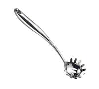 DECHOUS Cuillère à Pâtes en Acier Inoxydable 304 Creuse Long Manche, Ustensile Cuisine Antiadhésif et Résistant la Chaleur, Compatible Lave-vaisselle, Cuisine Professionnelle et Wok