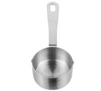 DECHOUS Cuillère à Sauce Inoxydable Multifonction Cuillère de Mesure Ergonomique pour Cuisine Soupes et Sauces Ustensile Pratique pour Teppanyaki et Mesure des Ingrédients