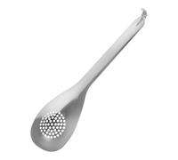 DECHOUS Cuillère à Trous en Acier Inoxydable Petite Cuillère Perforée Long Manche Ustensile Cuisine pour Égoutter pour Service et Préparation Usage Professionnel et Domestique