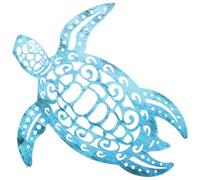 DECHOUS Décoration Murale Tortue Métal Ajouré Ornement Suspendu pour Jardin et Salon Cadeau Pendatif Inoxydable pour Fêtes et Maison