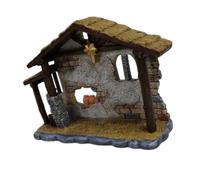 DECHOUS Décoration Religieuse de Noël en Résine 11 CM Figurine Nativité pour Crèche Chrétienne Décor Miniature pour Maison Bureau et Décoration Saisonnière Parure Festive Authentique