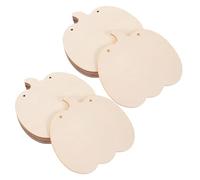 DECHOUS Découpes de Citrouille en Bois Brut 20 Pcs 15 CM à Suspendre Décorations D’Automne DIY pour Halloween et Thanksgiving Formes Vierges pour Loisirs Créatifs et Décoration Rustique