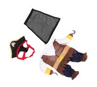 DECHOUS Déguisement Pirate pour Chiens et Chats en Coton, Costume Halloween Décoratif et Non Étouffant, pour Cosplay et Performances D'histoires
