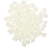 DECHOUS Diffuseur de Fleurs Artificielles en PE Blanc, 100pcs, Forme Marguerite, Désodorisant de Bureau Facile à Utiliser pour Aromathérapie