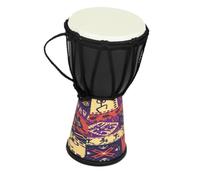 DECHOUS Djembe pour Garçon Fille Léger et Tambour à Main Percussion avec Motif Traditionnel Instrument de Musique pour Garçons et Filles Tambour Africain Compact Facile à Stocker