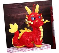 DECHOUS Dragon Rouge et Or Décor Nouvel an Chinois Mascotte Dragon Symbolisant et pour Maison et Bureau
