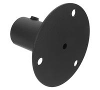 DECHOUS Embase Métallique Robuste pour Poteau de Clôture 65 MM Bride de Fixation au Sol Résistante aux Intempéries Support de Montage pour Mât de Drapeau et Garde-Corps Extérieur