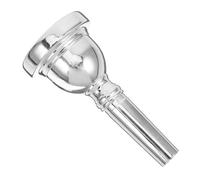 DECHOUS Embouchure de Trombone Alto 12c en Métal Argenté Embouchure pour Trombone Accessoire pour Débutants et Professionnels Usage Quotidien