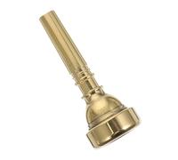 DECHOUS Embouchure Trompette Petite Taille en Laiton Doré, Accessoire Remplacement Compatible Trompette Portable, Présent pour Trompettiste, Usage Concert et Répétition