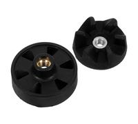 DECHOUS Engrenage Plastique de Rechange pour Mixeur avec Base Solide, Insert D'accouplement Solide Noir, Compatible pour Réparation de Blender et Extracteur de Jus