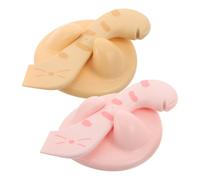 DECHOUS Ensemble 2 Cuillères Doseuses Plastique et Couvercles Hermétiques pour Boîtes à Aliments Humides Chats et Chiens Outil Multifonction pour Nourrir et Conserver la Fraîcheur des