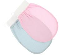 DECHOUS Exfoliants pour Bain en Rayonne, 2 Pièces, Doux et Réutilisables, pour Massage Corporel et Élimination des Peaux Mortes, Usage Familial