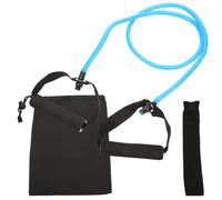 DECHOUS Extenseur de Fitness en Polyester Structure Stable, Bande de Traction Sportive pour Muscler Jambes et Dos, pour Exercices à Domicile Déplacement