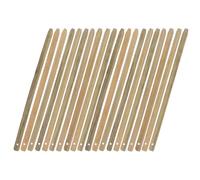 DECHOUS Fan Handle, 20pcs Bambou Folding Fan Ribs, Paintable Surface, Reusable Fan Frame, for Group Creative Activities and DIY Fan Making