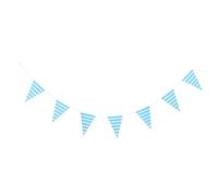 DECHOUS Fanions Triangulaires en Polyester 20X30 CM Lot de 25 set de Pièces Bannière Suspendue à Thème Allemand pour Décoration Intérieure et Extérieure Décoration Fête Bière