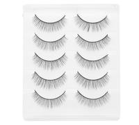 DECHOUS Faux Cils 5 Paires Naturels Maquillage pour Femmes Usage Personnel ou Professionnel Séance Photo