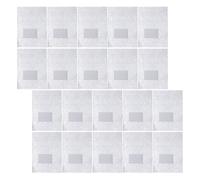 DECHOUS Feuilles D'aluminium pour Dissolvant D'ongles, 100 Pièces, Papier Aluminium Embossé Tampons pour Manucure et Dépose de Gel, Accessoire Pratique pour Nettoyage Vernis à Ongles