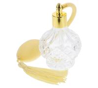 DECHOUS Flacon Parfum Verre Vintage avec Vaporisateur à Airbag Rechargeable Design Élégant pour Parfum Huiles Essentielles et Lotions Voyage et Usage Quotidien Couleur Couleur Aléatoire