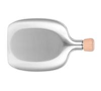 DECHOUS Flasque de Poche Acier Inoxydable Compacte et Légère Flasque Portable pour Hommes pour Camping et Plein Air Résistante Corrosion Contenant Boissons Alcoolisées et Autres