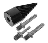 DECHOUS Foreuse à Acier Robuste pour Fendeur Électrique Embouts Hexagonaux et Cylindriques à pour Usage Extérieur et Camping