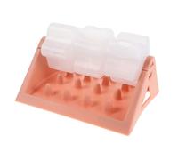DECHOUS Gamelle Interactive Anti-Fuite pour Chien et Chat, Distributeur de Friandises Compact Bouton-Poussoir, Enrichissement Mental Rose pour Entraînement et Jeu à Domicile