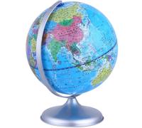 DECHOUS Globe Terrestre Décoratif Rotatif pour Bureau Outil Éducatif Plastique pour Maison et École Ornement Stable et Photo Prop