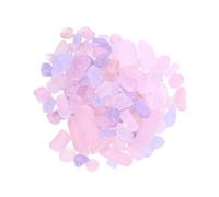 DECHOUS Gravier Décoratif en Cristal Naturel pour Aquarium et Pot de Fleurs, Forme Irrégulière, Poids Environ 500g, Facile à Nettoyer, pour Décoration Intérieure