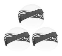 DECHOUS Houppettes de Maquillage en Éponge Confortable ou Épaisses Lot de 3 Grip Poudre, pour Usage à Domicile ou Salon de à Domicile Salon de