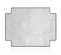 DECHOUS Housse de Protection Isolante pour Réfrigérateur Mini Argentée, Couverture Thermique Imperméable en Tissu Oxford Revêtement en Feuille D'aluminium pour Usage Intérieur et