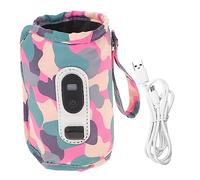 DECHOUS Housse Isotherme Portable pour Biberon de Bébé Écran Numérique, Tissu Oxford et Silicone, Réglage 5 Niveaux, Maintien Chaud pour Voyage et Shopping