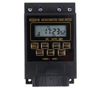 DECHOUS Interrupteur Minuteur Électronique 220v 30a en Plastique Noir, Facile à Manipuler Contrôle du Temps Précis pour Micro-ordinateurs