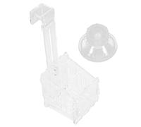 DECHOUS Jardinière pour Aquarium Support Transparent pour Plantes Aquatiques Tasse De Rangement pour Plantes avec Crochet Et Ventouse
