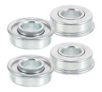 DECHOUS Jeu de 4 Roulements en Acier Solide pour Tondeuse à Gazon Gxv160/196/216 Adaptés aux Roues Frontales et Arrières Remplacement Complet pour Fonctionnement Fluide Pièces de