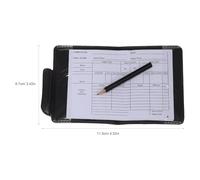 DECHOUS Kit Arbitre Complet Carton Rouge et Jaune Sifflets Crayon et Feuille de Score Accessoire D’Arbitre Sportif Léger et Portable pour Football Basket-Ball et Volley-Ball