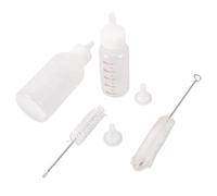 DECHOUS Kit Biberon pour Animaux Biberon Chiot et Chaton Nourrisseur Portable et Sécurisé pour Alimentation Facile des Bébés Animaux