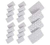 DECHOUS Kit de Manucure 20 Pièces Papiers Abrasifs 100 150 180 240 pour Soin des Ongles Polissoirs et Limes à Ongles Outil Professionnel pour Préparation et Polissage Domicile Salon