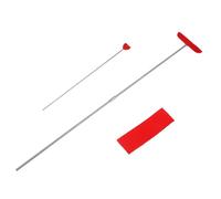DECHOUS Kit de Nettoyage Ensemble de 3 pour Table D'harmonie de Piano en Acier Inoxydable Léger Brosse, Tige D'extension et Chiffon Outils Nettoyage Approfondi