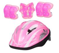 DECHOUS Kit de Protection Patinage Garçon Fille avec Casque Scooter et Protège-Poignets Coudières et Genouillères Respirants Légers et Confortables Sécurité Renforcée pour Roller et