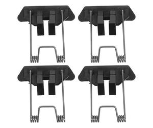 DECHOUS Kit de Réparation 4 Pièces pour Tondeuse Électrique - Galet Suiveur Plastique Noir Ressort de Tension Bloc de Guidage Précis Accessoires de Rechange pour Coupe Professionnelle