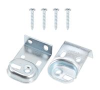 DECHOUS Kit de Réparation pour Stores Enrouleurs Domestiques en Fer Argenté, Support Carré Décoratif Facile à Installer pour Volet Roulant à Ressort, Usage Maison